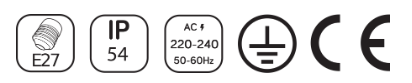 โคมไฟติดผนังแก้วพลาสติกทรงกลม HR60771 โคมไฟติดผนังแก้วพลาสติกทรงกลม HR60771
