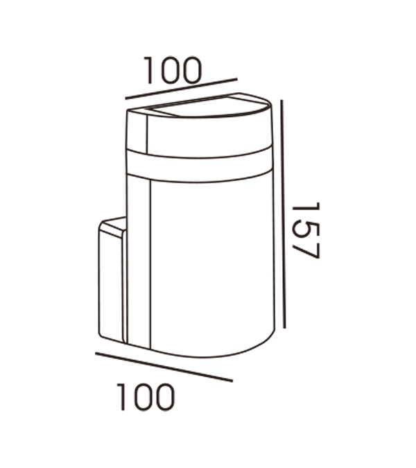 โคมไฟผนังครึ่งวงกลมลายทางหัวเดียว HR60171 โคมไฟผนังครึ่งวงกลมลายทางหัวเดียว HR60171