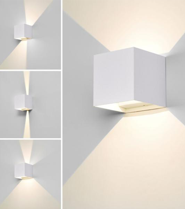 โคมไฟติดผนัง LED ลดแสงสองทิศทาง 100 เหลี่ยม HR60432-LED โคมไฟติดผนัง LED ลดแสงสองทิศทาง 100 เหลี่ยม HR60432-LED