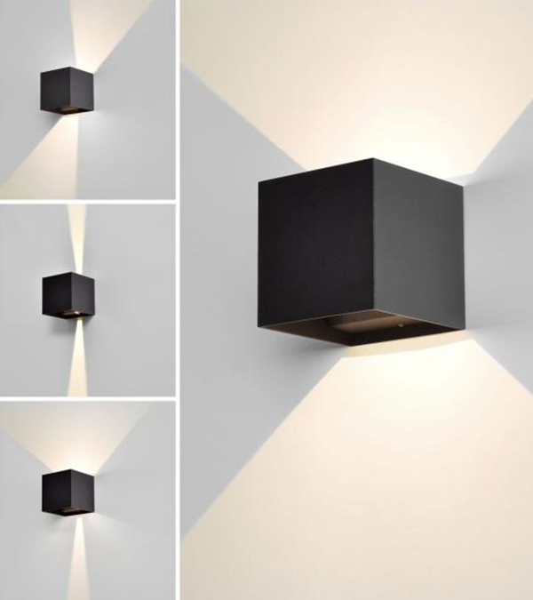 โคมไฟติดผนัง LED ลดแสงสองทิศทาง 100 เหลี่ยม HR60432-LED โคมไฟติดผนัง LED ลดแสงสองทิศทาง 100 เหลี่ยม HR60432-LED