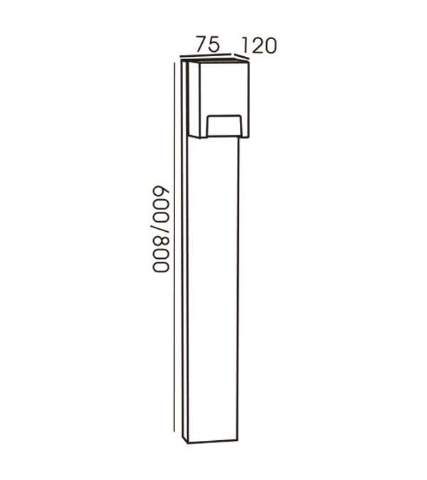 ไฟสวนทางเดียวชนิด H HR60231-800 ไฟสวนทางเดียวชนิด H HR60231-800