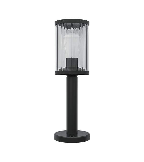 โคมไฟสวน LED กระจกลายแนวตั้ง HR60132-600 โคมไฟสวน LED กระจกลายแนวตั้ง HR60132-600