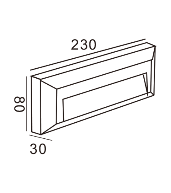 Apple Wall Light-สี่เหลี่ยมผืนผ้า HR20041 Apple Wall Light-สี่เหลี่ยมผืนผ้า HR20041