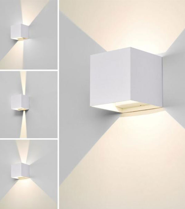 โคมไฟติดผนัง LED ลดแสงสองทิศทาง 100 เหลี่ยม HR60432-LED โคมไฟติดผนัง LED ลดแสงสองทิศทาง 100 เหลี่ยม HR60432-LED
